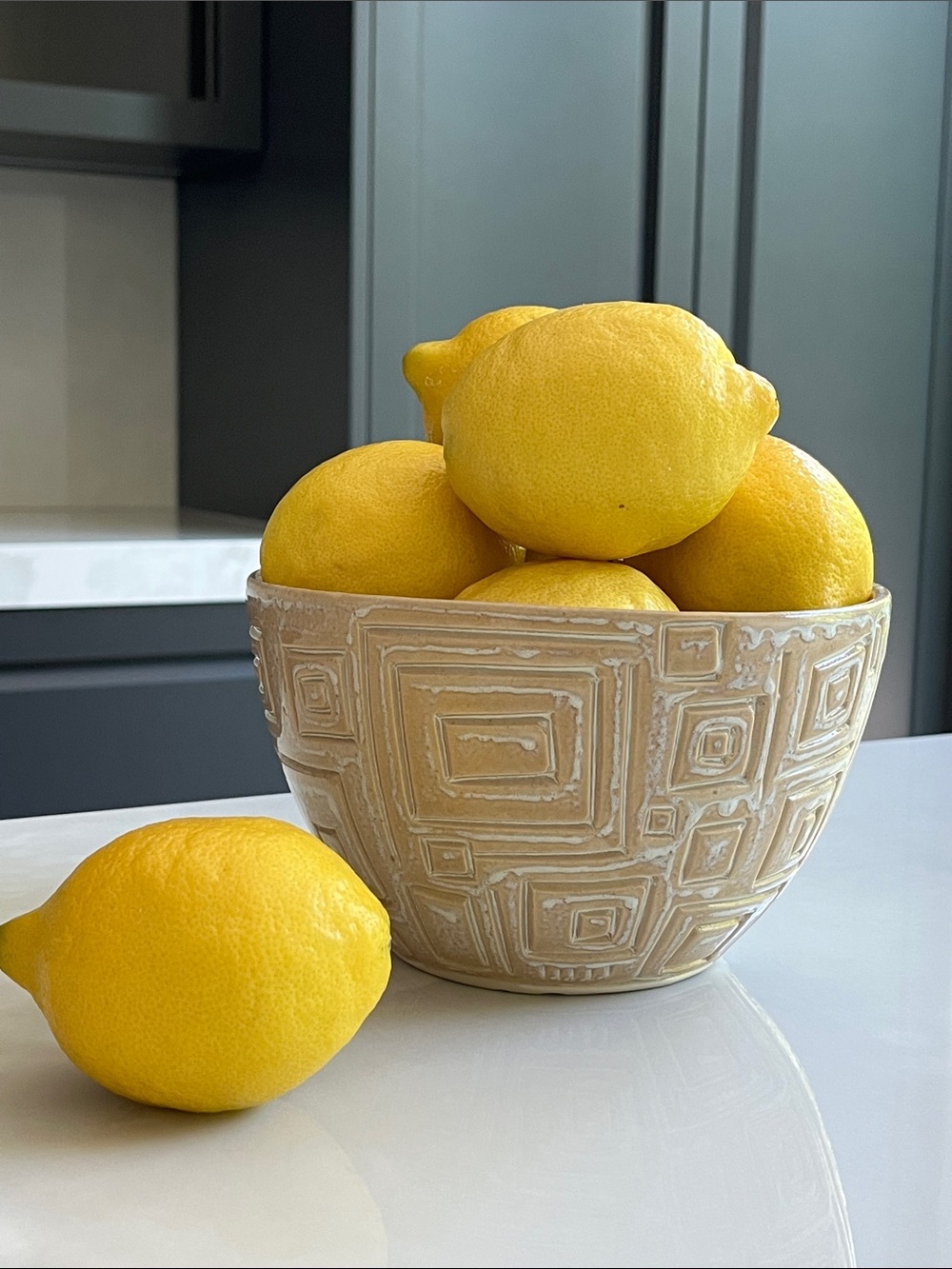 DOTTI POTTS Studio Pottery Large Bowl. Artisan Pottery. Made in Canada.